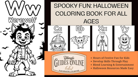 Spooky Fun: Halloween Coloring Book for All Ages